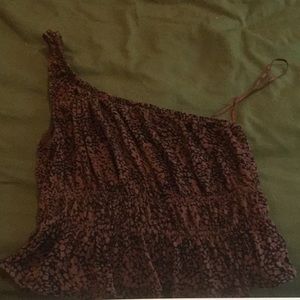 Brown & Black Urban Outfitters Tube Top